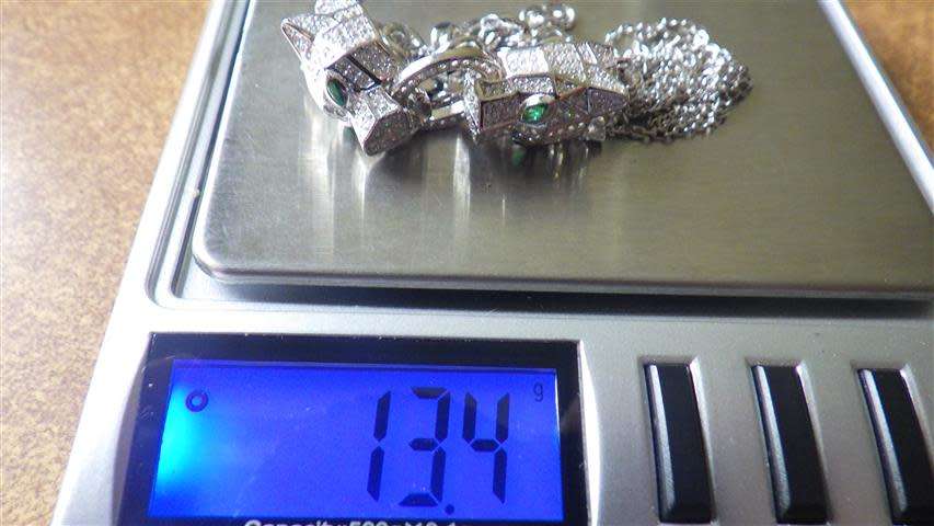 Exquisite Sterling Silver Bracelet -- weight 13.4 g