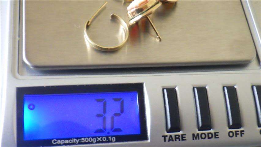 Two Beautiful 9 ct Gold Earring sets