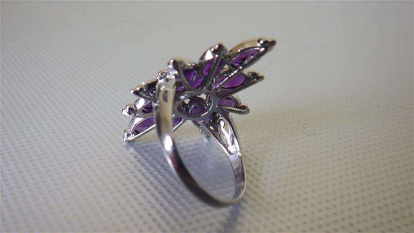 Awesome Sterling Silver Amethyst Ring