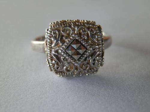 Sterling silver marcasite ring - two (2) weeks to pay