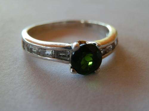 Sterling silver diopsite ring - thirty (30) days to pay