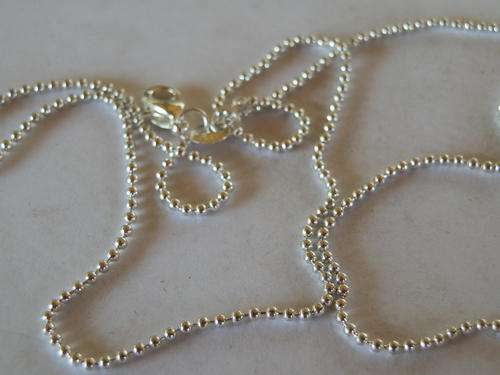 New solid sterling silver necklace - thirty (30) days to pay