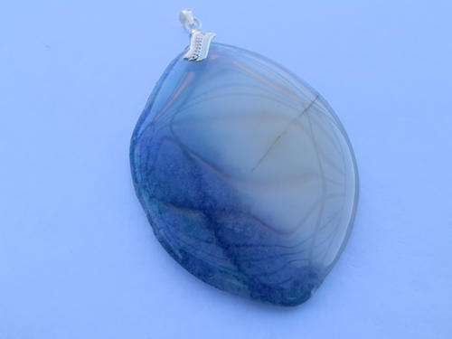 New sterling silver agate pendant - thirty (30) days to pay