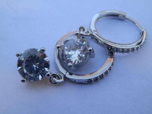 New silver earrings - thirty (30) days to pay