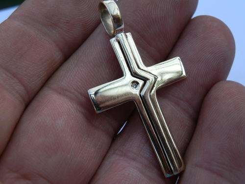 9 ct Gold diamond pendant - thirty (30) days to pay