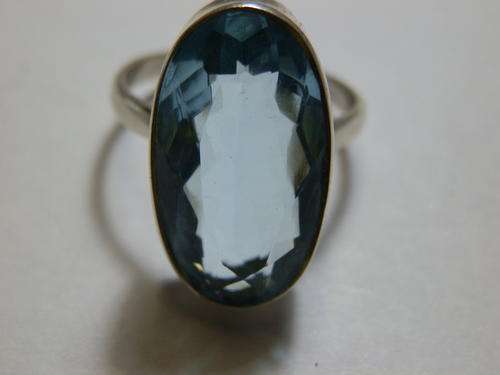 New sterling silver blue topaz ring - thirty (30) days to pay