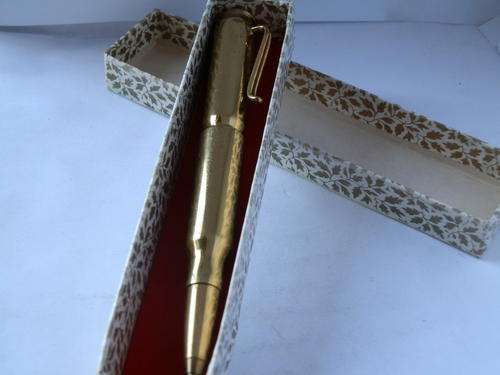 Brass bullet pen - seven (7) days to pay