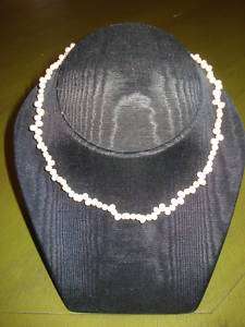 NEW GENUINE NATURAL PEARL NECKLACE Solid 925 Silver