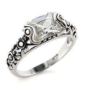 VINTAGE ANTIQUE STYLE FILIGREE 1 CARAT RING SIZE 8