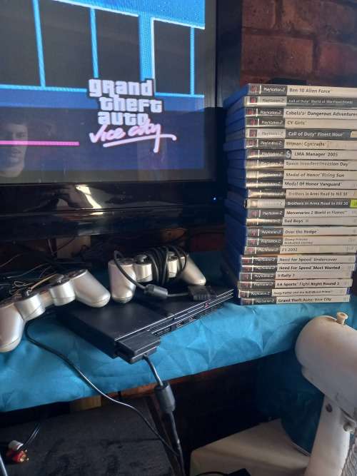 ps2 combo with 23 games