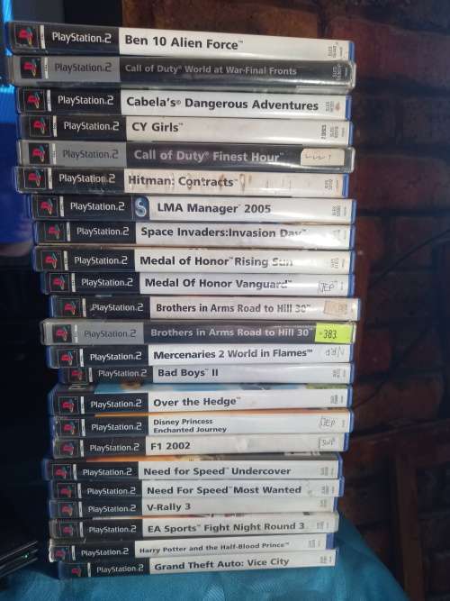 ps2 combo with 23 games