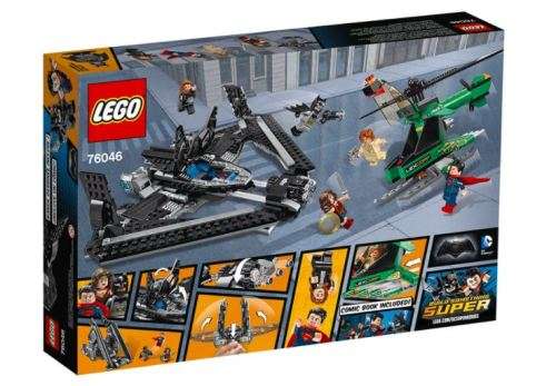 LEGO 76046 Super Heroes Heroes of Justice, Sky High Battle (Discontinued by Manufacturer 2016) Rare