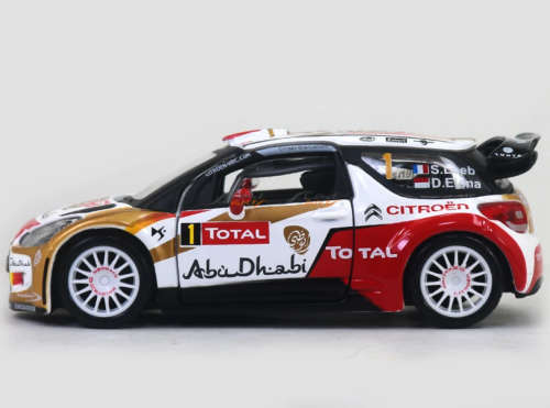 Bburago 1/32 Scale Rally Car - 2013 Citroen Total World Rally Team Sebastien Loeb
