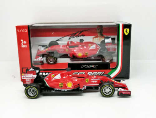 Formula One 2014 F1 Ferrari F14T Racing Signed By Fernando Alonso Bburago 1:43