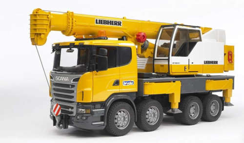 Bruder Scania R-Series Liebherr Crane With Light and Sound