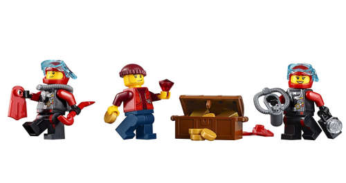 LEGO 60092 City Deep Sea Explorers Submarine (Discontinued by Manufacturer) Hard-to-find