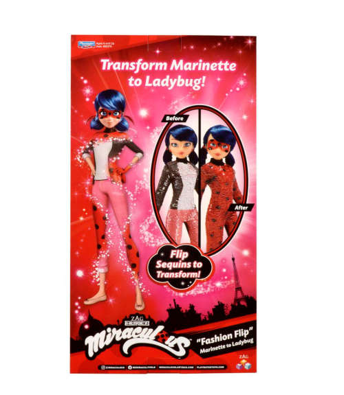Miraculous Deluxe Flip Marinette To Ladybug