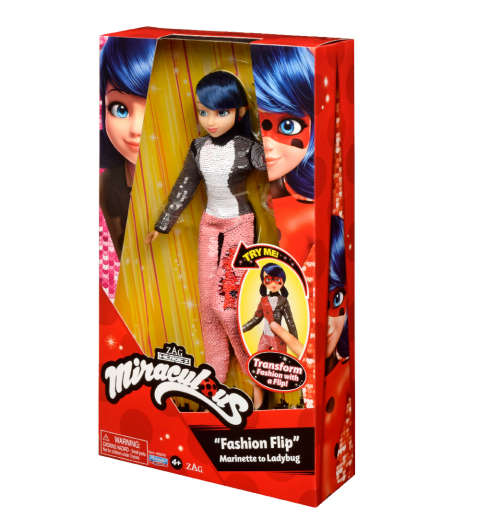 Miraculous Deluxe Flip Marinette To Ladybug
