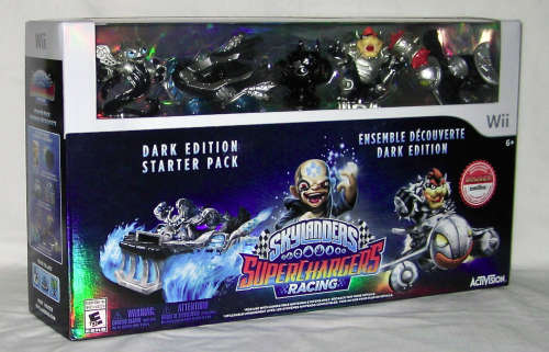 Wii Skylanders Superchargers Racing Dark Edition Starter Pack Bowser Amiibo Game-Collectors (Rare)