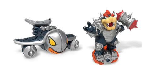 Wii Skylanders Superchargers Racing Dark Edition Starter Pack Bowser Amiibo Game-Collectors (Rare)