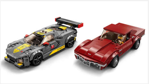 LEGO 76903 Speed Champions Chevrolet Corvette C8.R Race Car & 1969 Chevrolet Corvette(Discontinued)