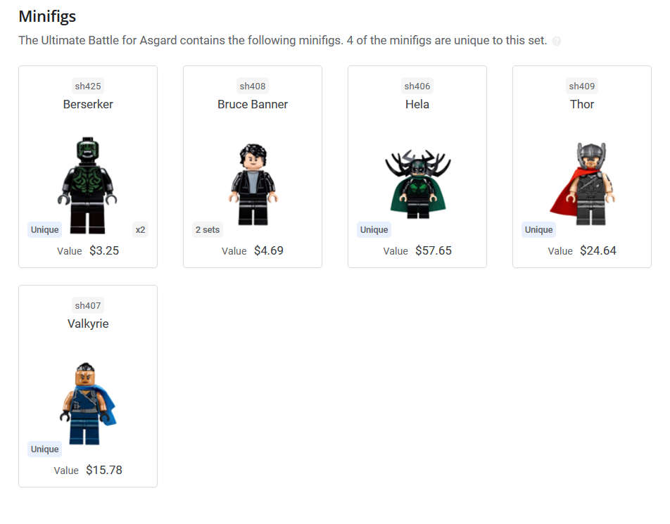 LEGO 76084 Super Heroes The Ultimate Battle for Asgard (Discontinued by Manufacturer 2017)Very Rare