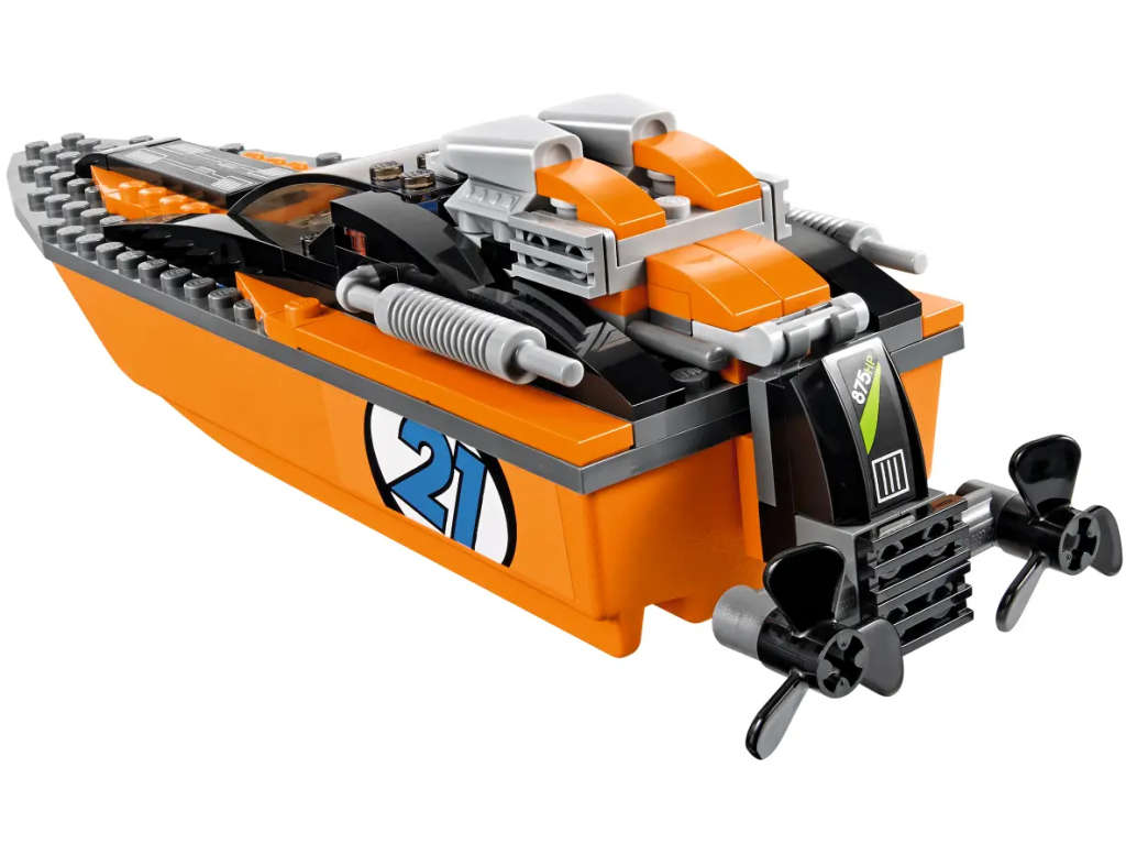 Lego 60085 City 4x4 with Powerboat (Discontinued by Manufacturer 2015) Hard-to-find