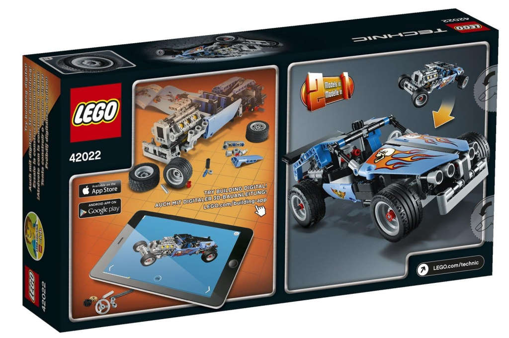 LEGO 42022 Technic Hot Rod (Discontinued by Manufacturer 2014) Very Rare