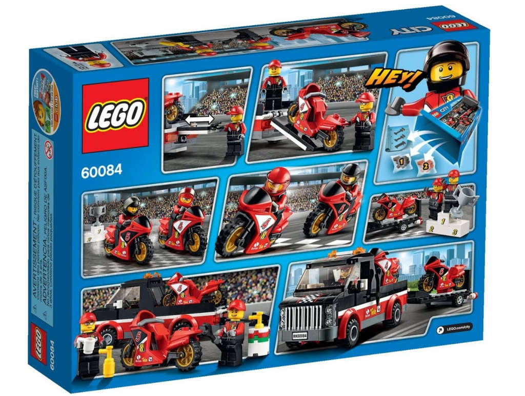 LEGO 60084 City Great Vehicles Racing Bike Transporter (Discontinued by Manufacturer 2015) Very Rare