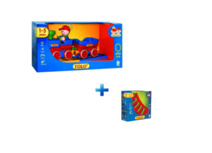 Tolo First Friends Train Set + Tolo First Friends Train Tracks