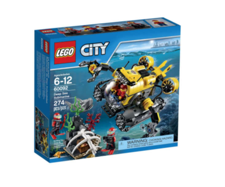 LEGO 60092 City Deep Sea Explorers Submarine (Discontinued by Manufacturer) Hard-to-find