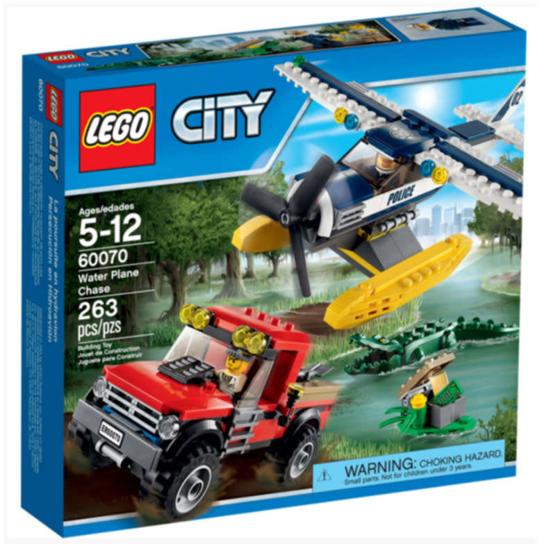 LEGO 60070 City Water Plane Chase  (Discontinued by Manufacturer 2015) Very Rare