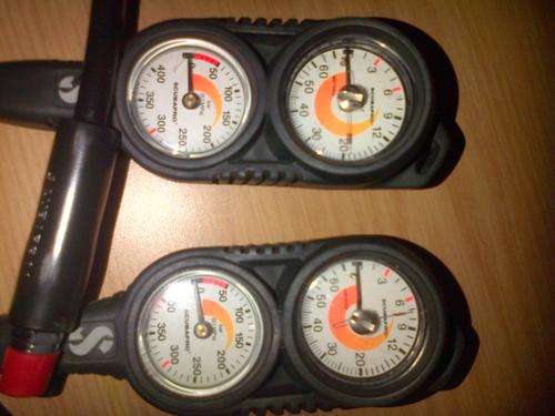 Brand new Scubapro Combo 2 mini-pressure and depth guage