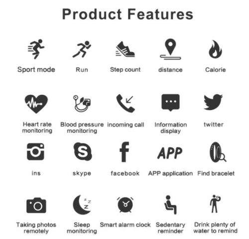 Bluetooth Fitness Smart Watch