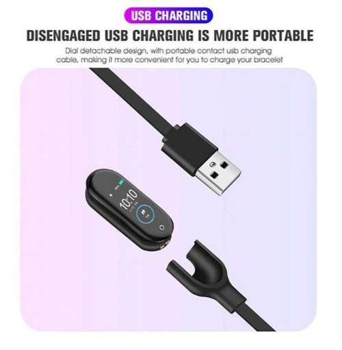 M4 Bluetooth Fitness Smart Watch (Black)