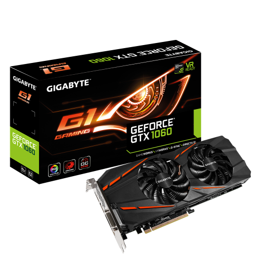 Gigabyte Nvidia Geforce GTX 1060 6G - G1 Gaming