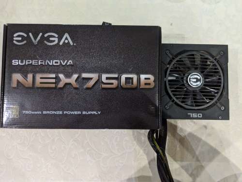 EVGA SuperNOVA 750 B1, 80+ BRONZE 750W, Semi Modular