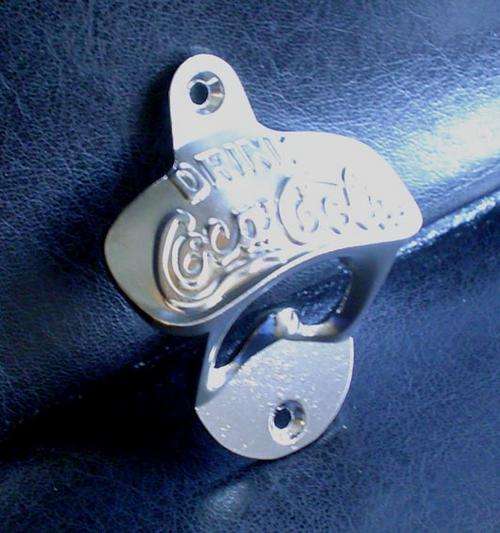 COCA COLA COKE WALL MOUNT BOTTLE OPENER