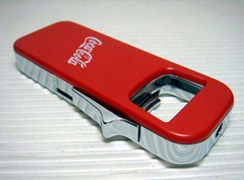 COLLECTABLE COCA COLA COKE BOTTLE OPENER & CIGARETTE LIGHTER