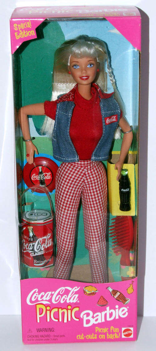 COCA COLA COKE PICNIC BARBIE - SPECIAL EDITION DOLL MINT IN BOX