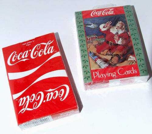 2 SEALED DECKS COCA-COLA COKE PLAYING CARDS