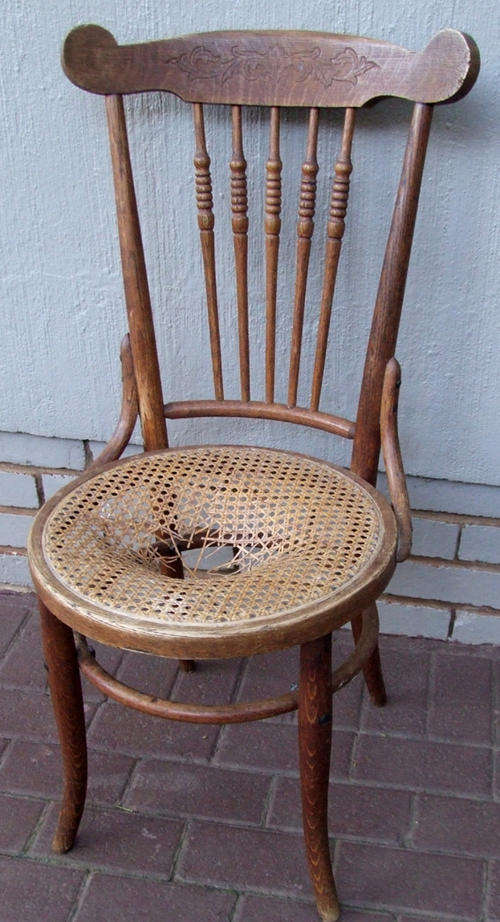 Old bentwood chair