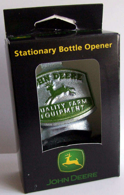NEW JOHN DEERE WALL MOUNT BOTTLE OPENER - SEALED IN BOX