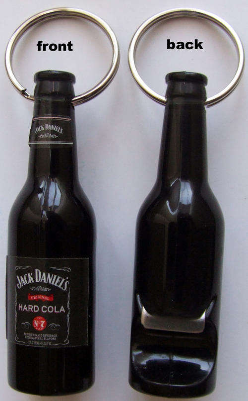 JACK DANIELS KEY RING WITH BOTTLE OPENER