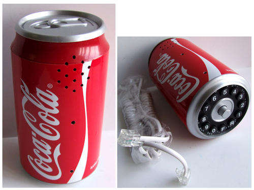 WORKING COCA COLA COKE CAN TELEPHONE - NEW IN BOX