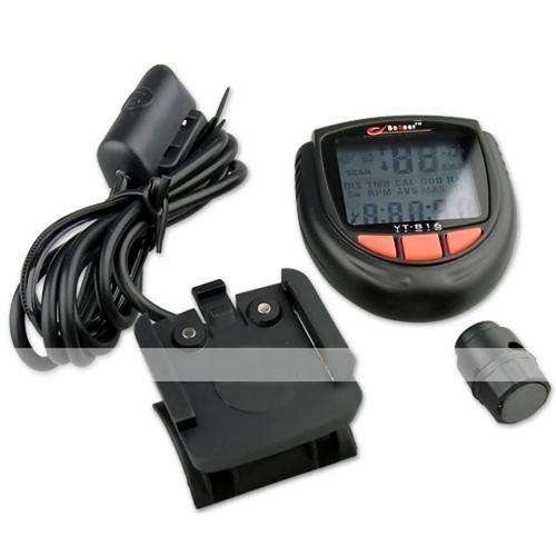 BICYCLE CYCLE COMPUTER - SPEEDOMETER, ODOMETER, TRIP TIME, CALORIE CONSUMPT. ETC