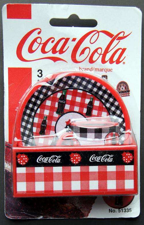 COCA COLA COKE 3D FRIDGE MAGNET - NEW ON CARD - From 1999