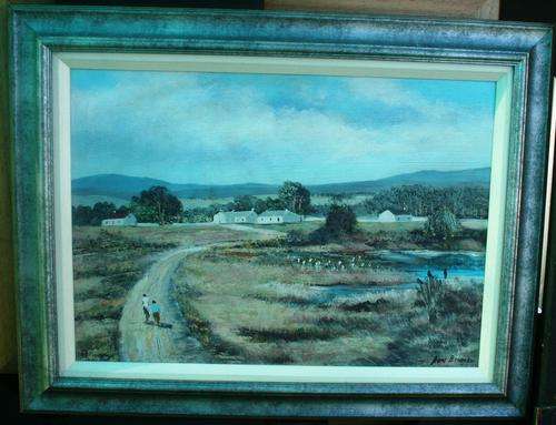 PAARL FARM SCENE BY DON BENZIEN *** ABSOLUTE BARGAIN @ THIS PRICE***