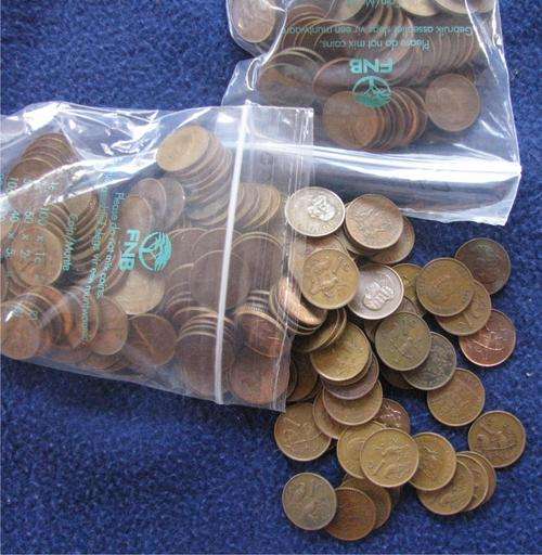 SOUTH AFRICA 2ND DECIMAL 1 CENT COINS