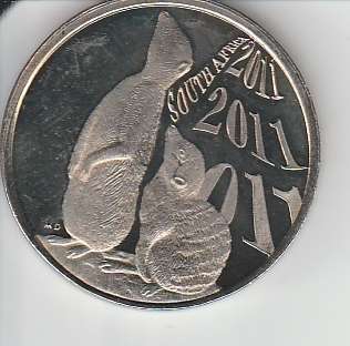 SOUTH AFRICAN MINT COIN WORLD TOKEN 2011
